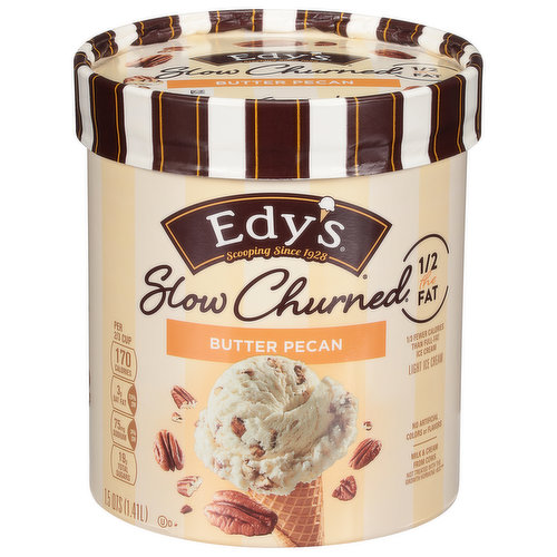 Edy's Ice Cream, Light, Butter Pecan