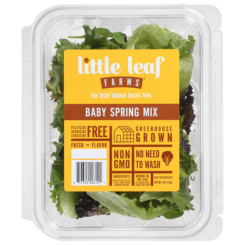 Little Leaf Farms Lettuce, Baby Spring Mix