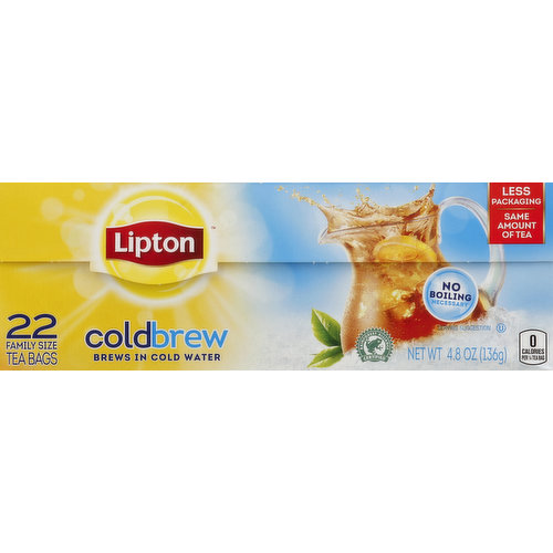 Lipton Iced Tea, Family Size Tea Bags