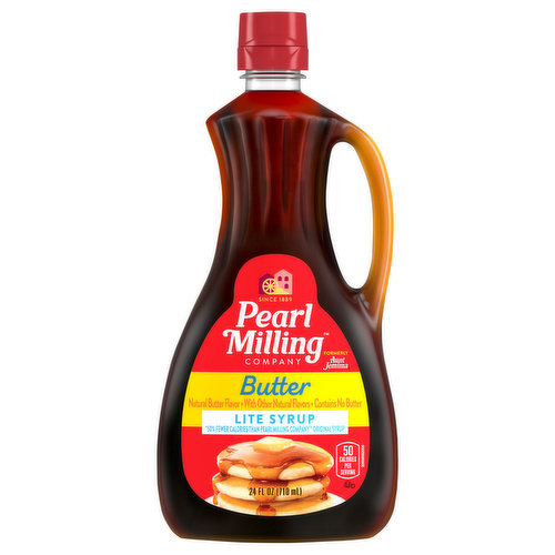 Pearl Milling Company Syrup, Butter, Lite