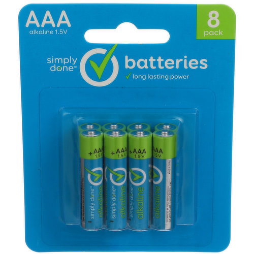 Simply Done Aaa Alkaline 1.5V Batteries