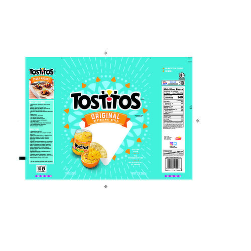 Tostitos Tortilla Chips, Original, Restaurant Style - 12 oz