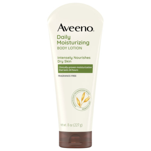 Aveeno Body Lotion, Daily Moisturizing, Fragrance Free