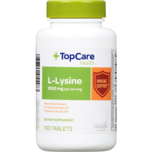 TopCare L-Lysine, 1000 mg, Tablets
