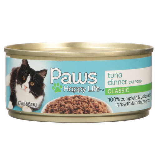 Paws Happy Life Tuna Dinner Classic Cat Food