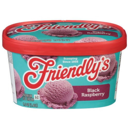 Friendly's Ice Cream, Premium, Black Raspberry