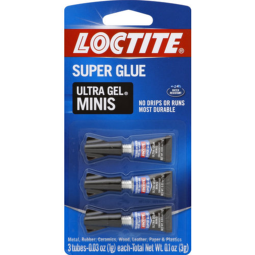 Loctite Super Glue, Ultra Gel, Minis