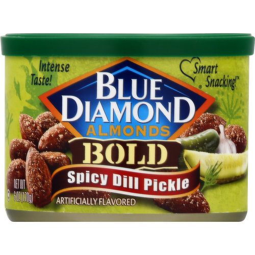 Blue Diamond Almonds, Bold, Spicy Dill Pickle