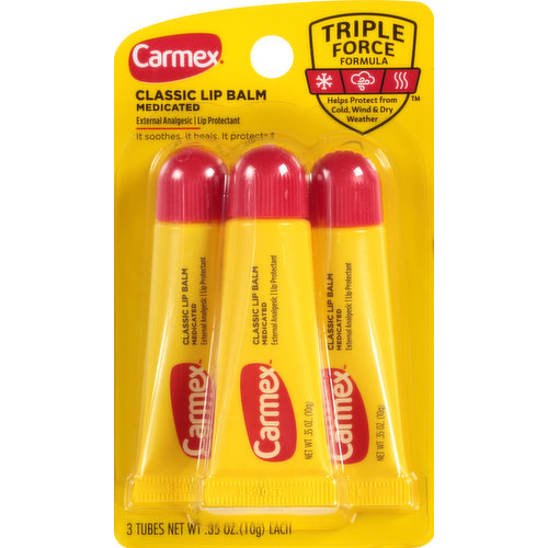 Carmex Lip Balm, Classic, Medicated