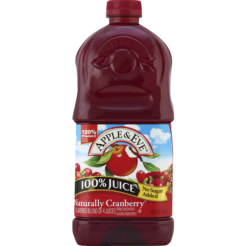 Apple & Eve 100% Juice, Naturally Cranberry