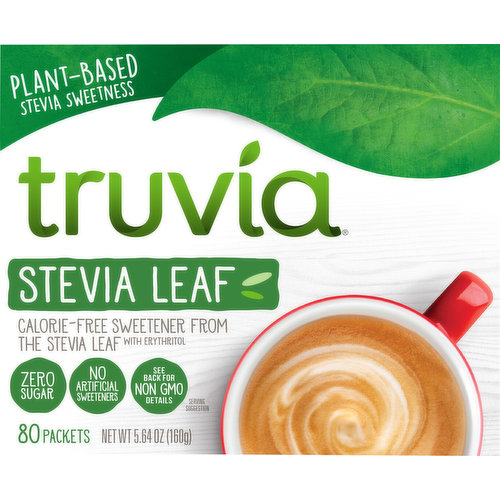 Truvia Sweetener, Calorie-Free, Stevia Leaf, Plant-Based