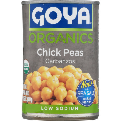 Goya Chick Peas, Low Sodium