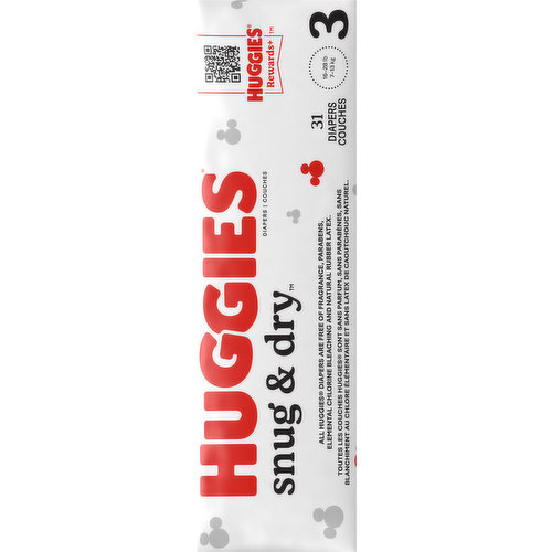 Huggies Diapers, Disney Baby, 3 (16-28 lb)