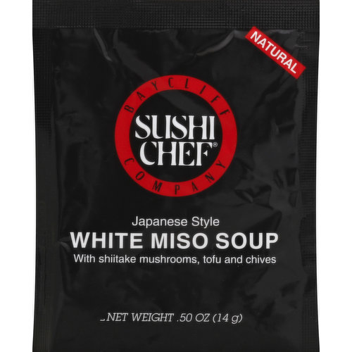 Sushi Chef Soup, White Miso, Japanese Style