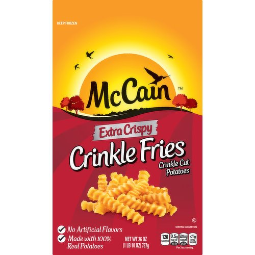 McCain Fries, Crinkle, Extra Crispy