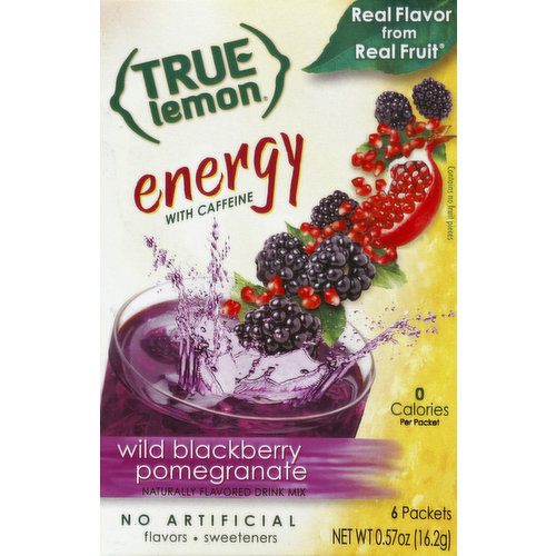 True Lemon Drink Mix, Wild Blackberry Pomegranate