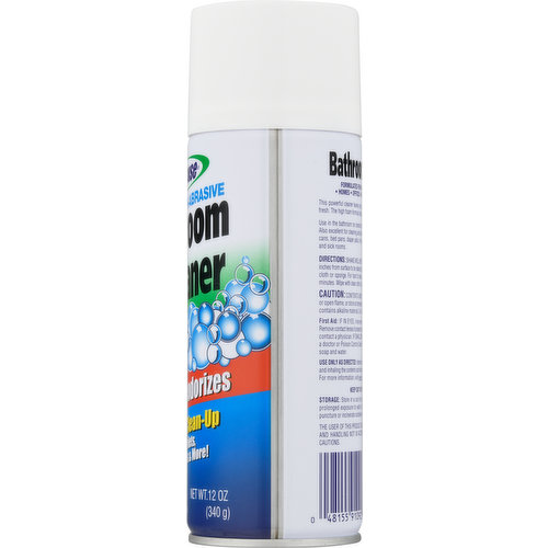 Bathroom Foam Cleaner, Non-Abrasive, 12-oz. Aerosol