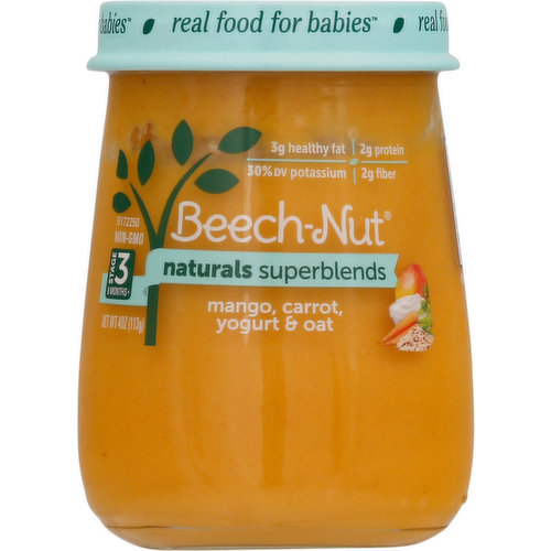 Beech-Nut Mango, Carrot, Yogurt & Oat, Stage 3 (8 Months+)