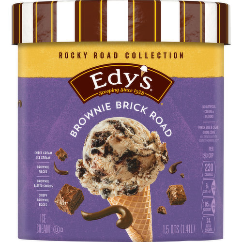 Edy #39 s Ice Cream Brownie Brick Road