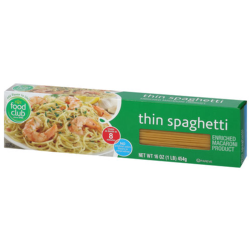 Food Club Spaghetti, Thin