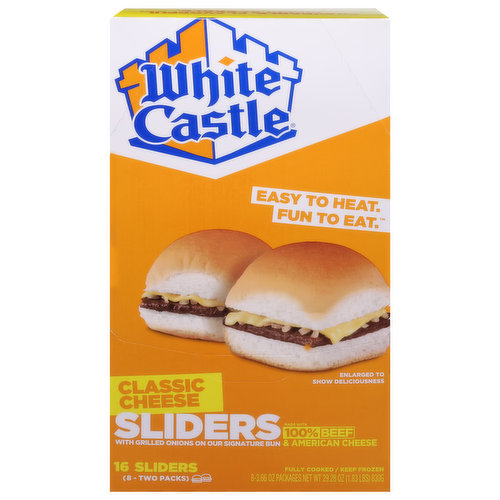White Castle Sliders, Classic Cheese