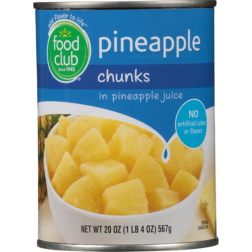 Food Club Pineapple Chunks