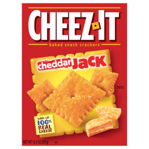 Cheez-It Baked Snack Crackers, Cheddar Jack