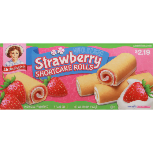 Little Debbie Cake Rolls, Strawberry Shortcake