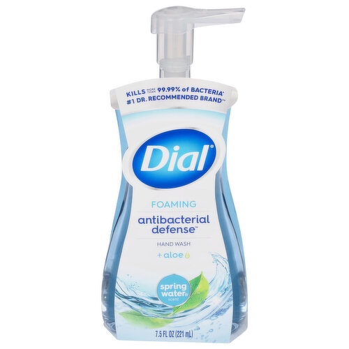 Dial Hand Wash, Foaming, Antibacterial Defense, Spring Water