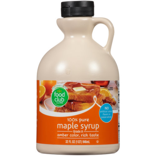 Food Club 100% Pure Maple Syrup