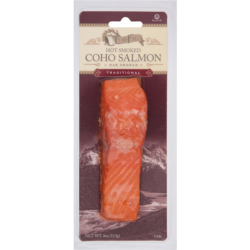 Echo Falls Coho Salmon, Hot Smoked, Traditional