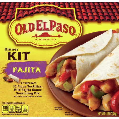 Old El Paso Dinner Kit, Fajita