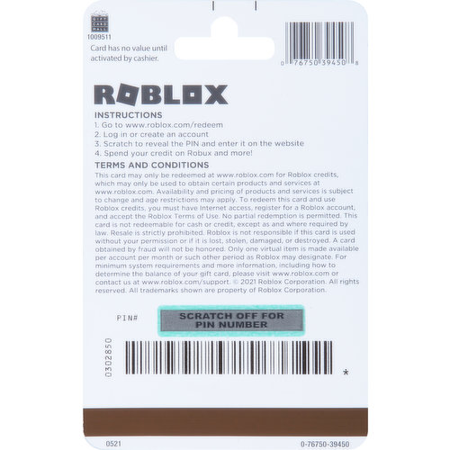 Roblox - Roblox, Gift Card, $25, Shop