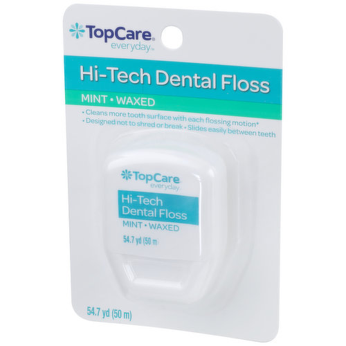 TopCare Hi-Tech Waxed Dental Floss, Mint