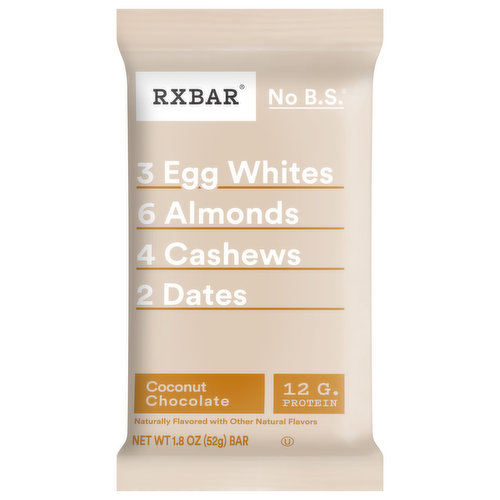 Rxbar Protein Bar, Coconut Chocolate