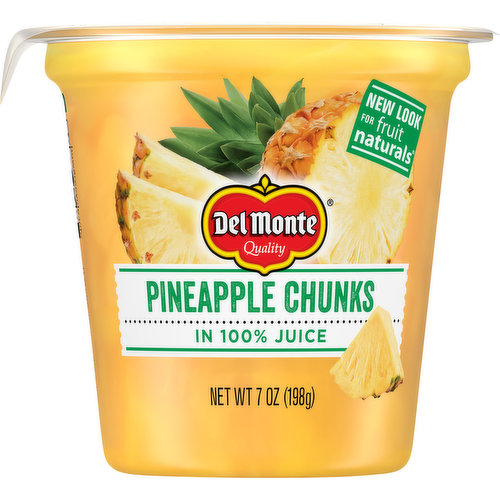 Del Monte Pineapple Chunks, In 100% Juice