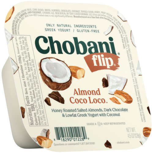 Chobani Yogurt, Greek, Almond Coco Loco