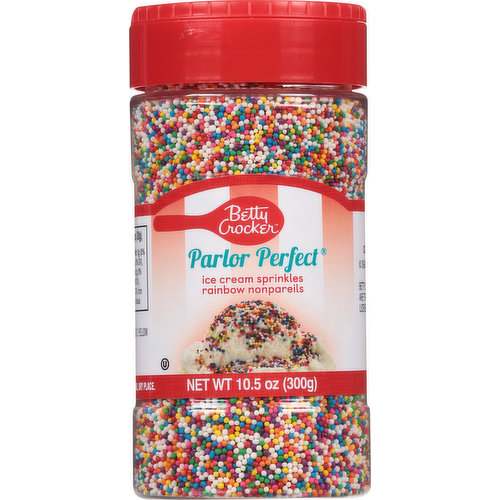 Betty Crocker Ice Cream Sprinkles, Rainbow Nonpareils - King Kullen