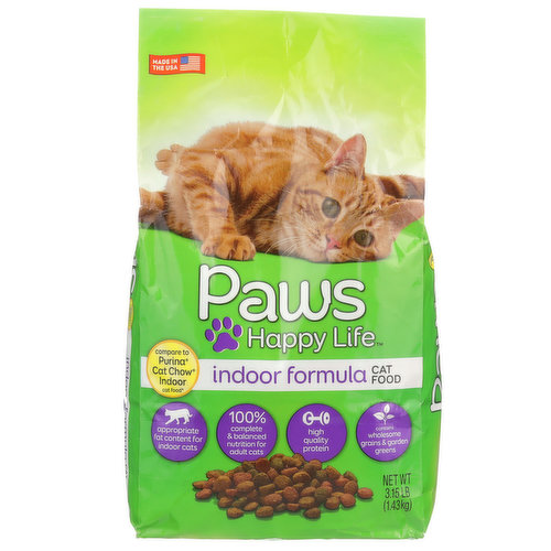 Paws Happy Life Indoor Formula Cat Food