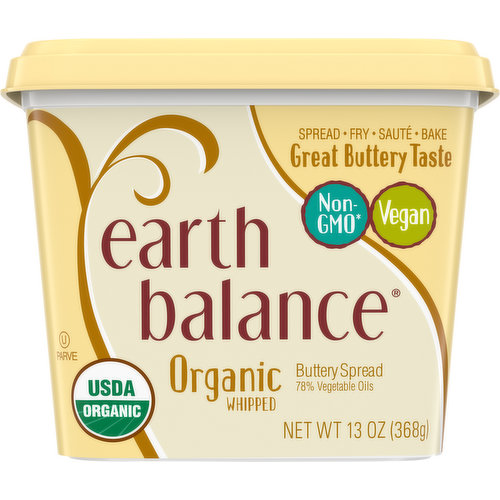 Earth Balance Buttery Spread, Organic, Whipped