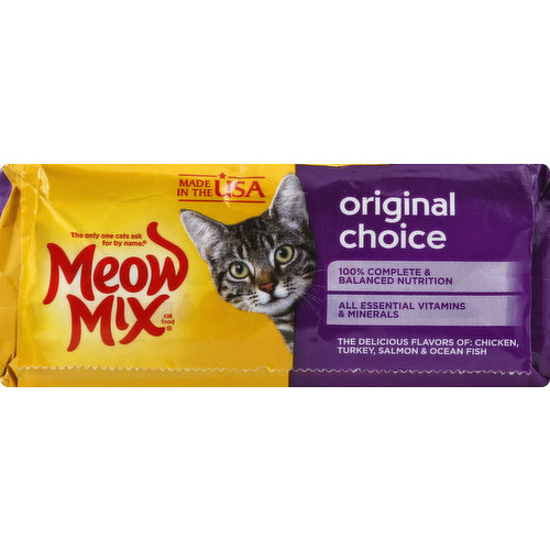 Meow Mix Cat Food, Original Choice