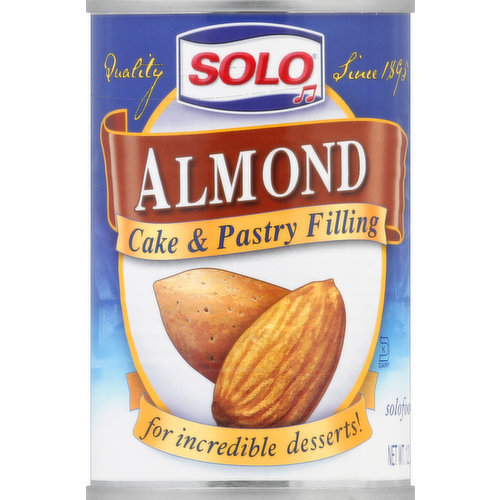 Solo Cake and Pastry Filling, Almond