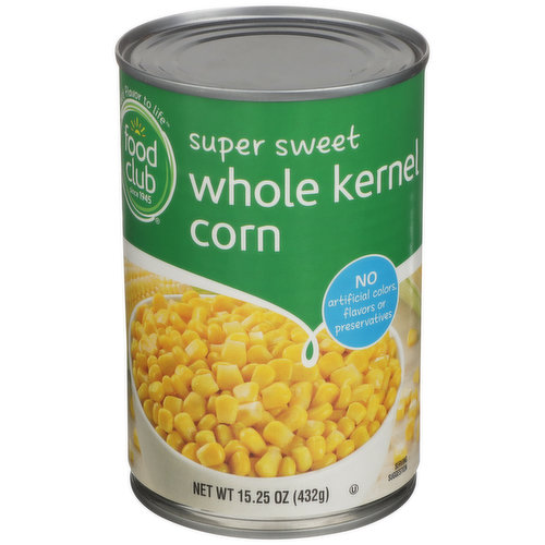Food Club Super Sweet Whole Kernel Corn