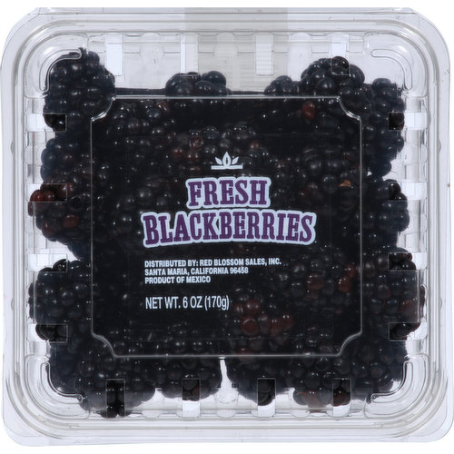 Red Blossom Blackberries, Fresh