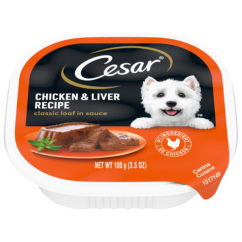 Cesar Canine Cuisine, Chicken & Liver Recipe