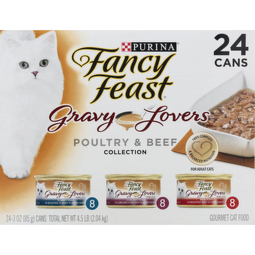 Fancy Feast Cat Food, Poultry & Beef Collection