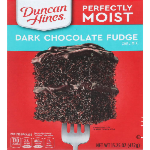 Duncan Hines Cake Mix, Dark Chocolate Fudge