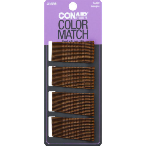 conair Bobby Pins, Brunette