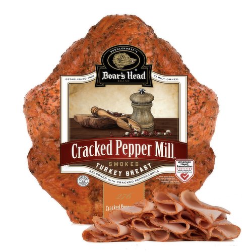 ["Boar's Head Cracked Pepper Mill Smoked Turkey"] Boar's Head Cracked Pepper Mill Smoked Turkey