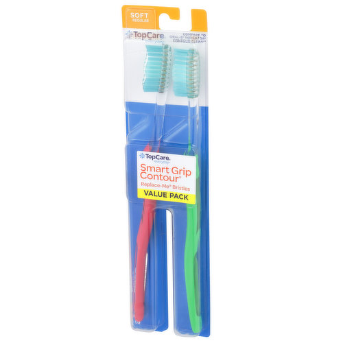 TopCare Smartgrip Contour, Soft Regular Toothbrush - King Kullen